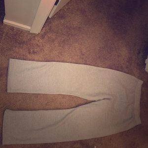 Grey sweatpants